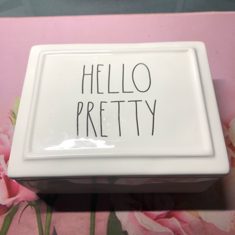 Rae Dunn “Hello Pretty” Jewelry Box